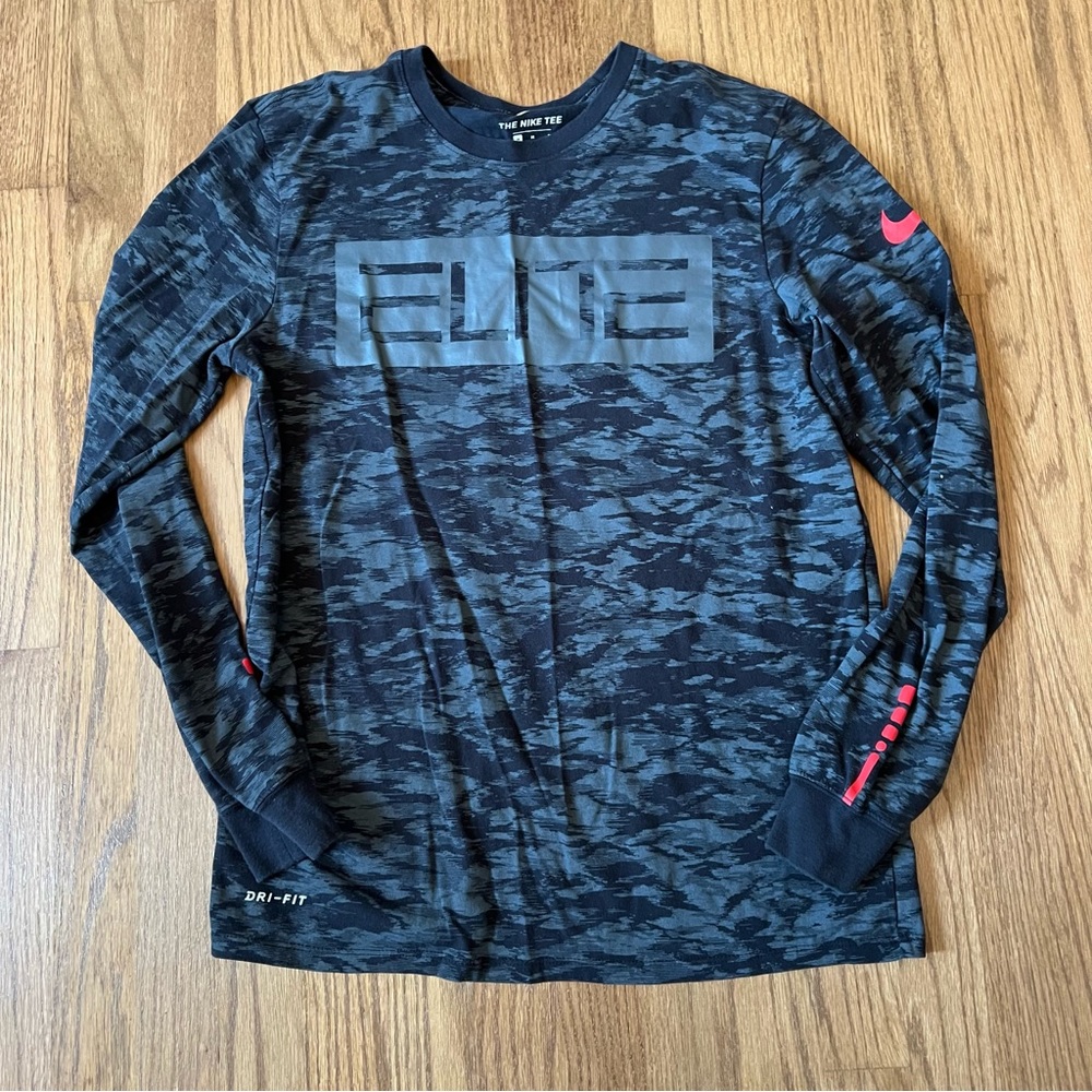 Nike Elite Long Sleeve Shirt Sz M